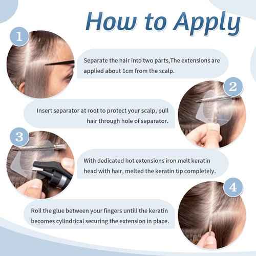 Benehair U Tip Hair Extensions Real Human Hair #2 Dark Brown Straight 20 Inch Keratin Hair Extensions Hot Fusion for Women 100 Strands Pre Bonded Silky Invisible Remy Human Hair 50g