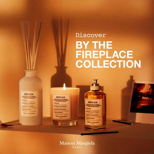 Maison Margiela - Replica - By the Fireplace Eau de Toilette - Warm & Spicy Fragrance - With Chestnut, Wood & Vanilla - 1.0 Fl Oz
