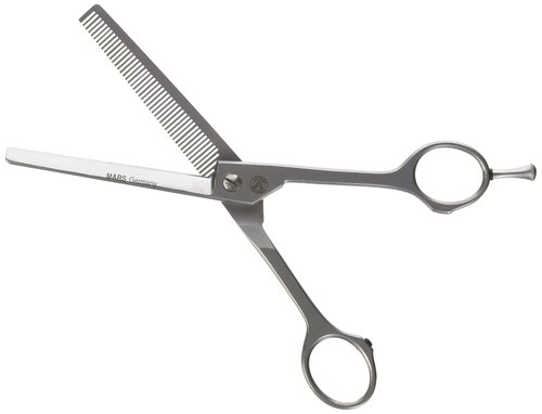 Mars Professional Stainless Steel Grooming Shears, 46 Tooth Blender, Thinning Scissors