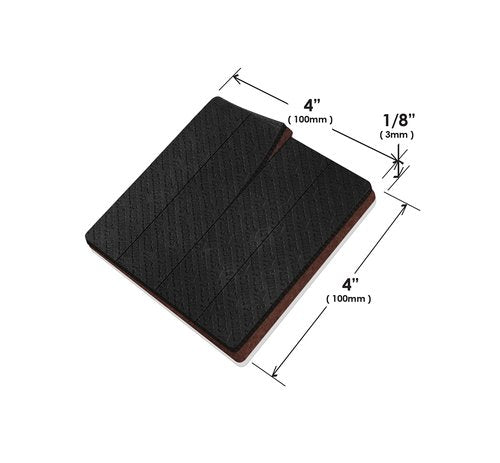 Slipstick GorillaPads Non Slip Furniture Pads/Gripper Feet Floor Protectors (Set of 8) Premium 4 Inch Pre-Scored Self Stick Rubber Stoppers for Furniture Legs