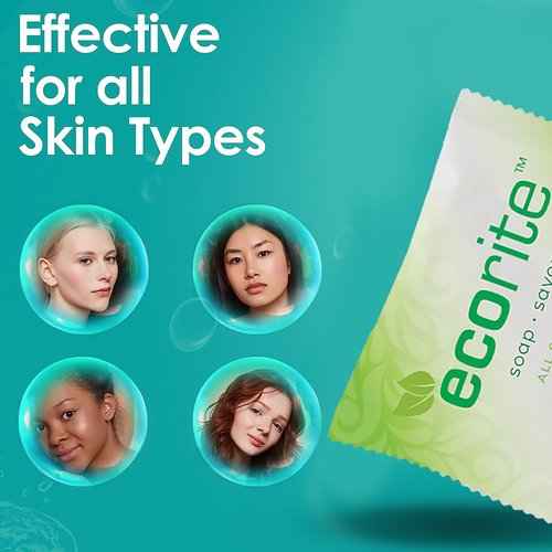 Ecorite Body Bar 1oz/30gm (clear frosted sachet) Hotel Amenities, 288/case