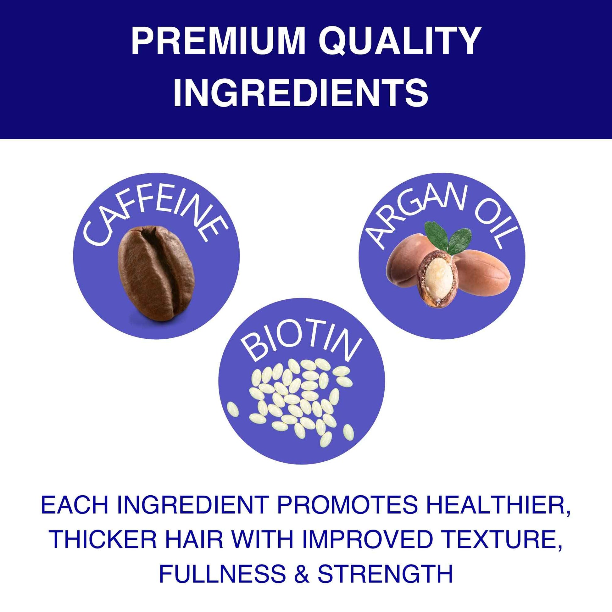 GroMD Hair Loss Serum, Hair Growth Treatment, Regrowth, Follicle Activator Spray, Argan Oil, Biotin & Caffeine, Thickening, Doctor Developed, DHT Blocking Ingredients, 60 Day Supply