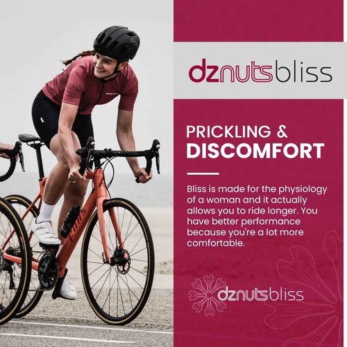 dznuts - Women’s Bliss Chamois Cream - Anti-Chafing for Saddle Sores, Thigh Friction, Skin Irritation - Cyclists, Runners, Triathletes 3 Pack