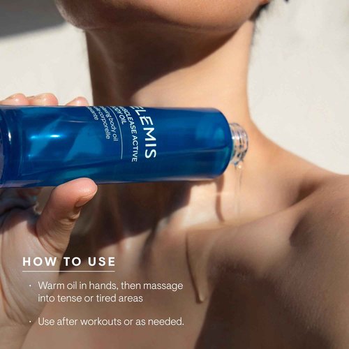 ELEMIS Active Body Concentrate Musclease 100ml, Revitalizing Massage Oil for Tired, Aching Muscles