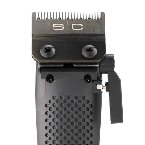 Stylecraft Rogue Professional 9V Microchipped Magnetic Motor Cordless Hair Clipper, 5 Guards, Matte Gunmetal