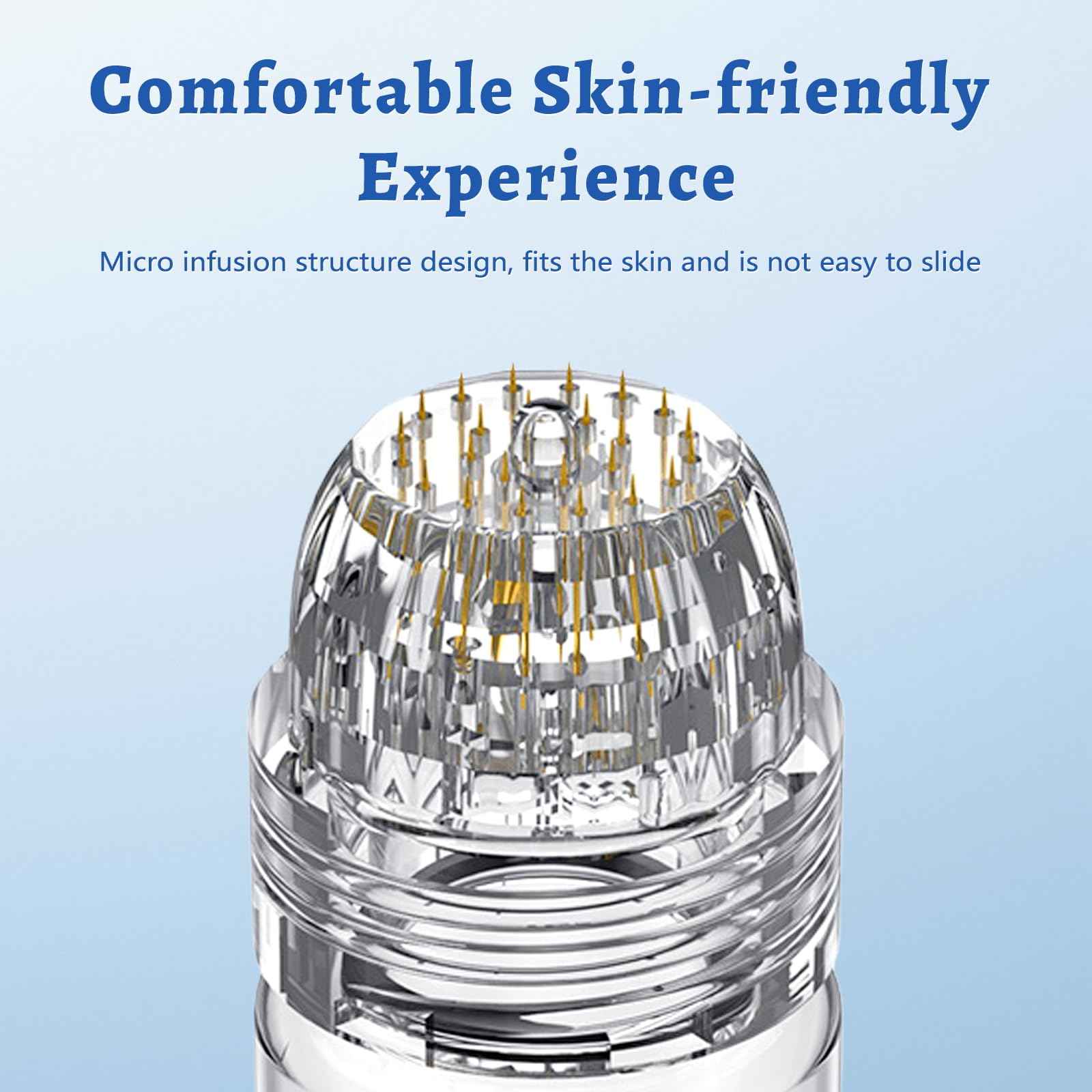 Micro Infusion for Skin Care, Collagen, Peptide, Hyaluronic Acid Serum, Face Serum and Stamp 0.05mm