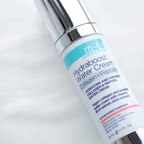 m-61 Hydraboost Collagen+Peptide Water Cream | Lightweight, Hydrating and Firming Gel-Cream With Vegan Collagen and Peptides. For All Skin Types - 1.7 Fl Oz