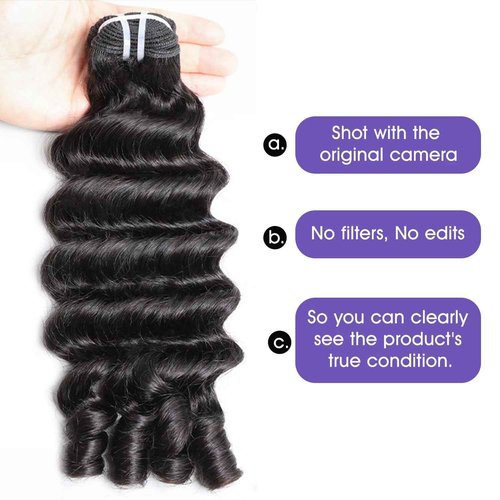 Lemoda 28Inch 1PC/lot Burmese Loose Deep Wave Curly Virgin Human Hair Bundles Spriral Curly Ends Top Quanlity Unprocessed Raw Human Hair Extensions