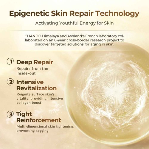 CHANDO HIMALAYA Gold Diamond Multi Anti-aging Serum (50ml/1.69oz) - Moisturizing Facial Essence Serum for Visible Correction of Anti Aging Signs & Wrinkle with Tri-Peptide, Hyaluronic Acid, Panthenol