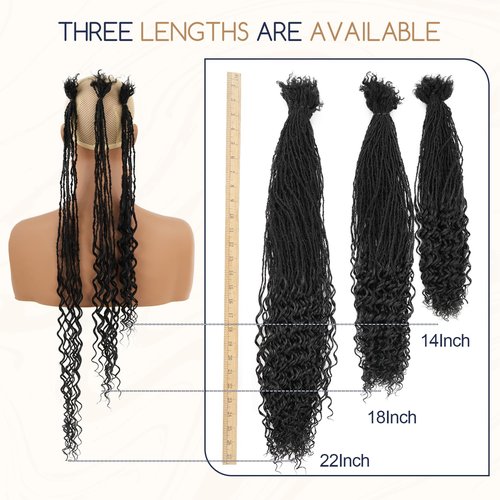 Teresa 0.2cm Micro Sister loc Extensions Human Hair Micro Locs Extensions Human Hair Interlocking Sisterlocks Sister Locs Curly Ends 100% Real Human Hair Dreadlock Extensions（14 Inch 60 Strands）