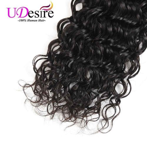 Water Wave Bundles Human Hair 1 Bundles 26 Inch Water Wave Bundles 10A Brazilian 100% Unprocessed Virgin Human Hair Wet and Wavy Bundles Double Weft Water Curly Weave Natural Black
