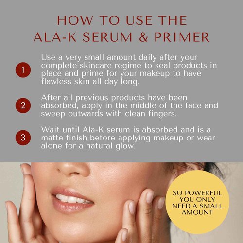 Nylynn Ala-K Alpha Lipoic Acid & DMAE Serum - Reduce Fine Lines & Wrinkles, Brighten Skin, Antioxidant Vitamin K Serum