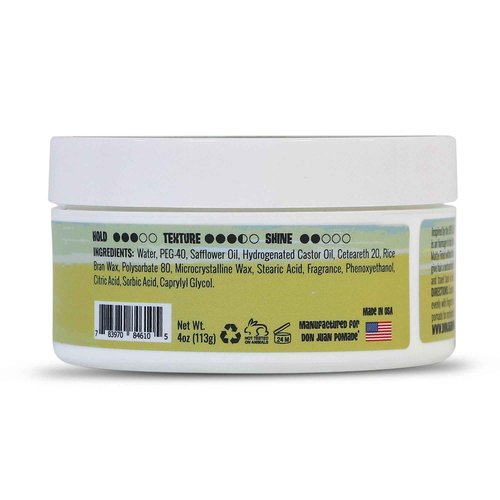Don Juan Tiki Matte Pomade | Water Based | High Hold | Matte Finish | Natural Plant Extracts and Ocean Minerals | Mai Tai Tropical Scent, 4oz Pack of 3
