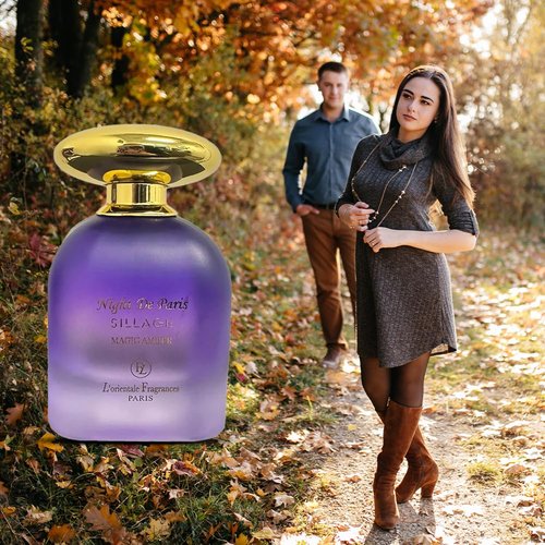 Night De Paris SILLAGE Magic Amber by Lorientale Fragrances Extrait de Parfum Spray 3.4 oz