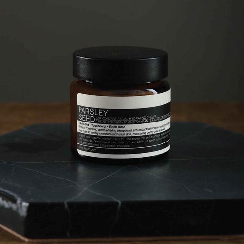 Aesop Parsley Seed Anti-Oxidant Facial Hydrating Cream | A Potent, Soothing Cream with Botanicals and Anti-Oxidants | 2.0 fl oz