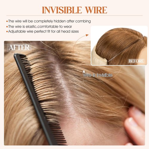 S-noilite Halo Hair Extensions Real Human Hair,Invisible Wire Hair Extensions with Adjustable Fish Line Halo Extensions for Women 16Inch 80G(Natural Black)