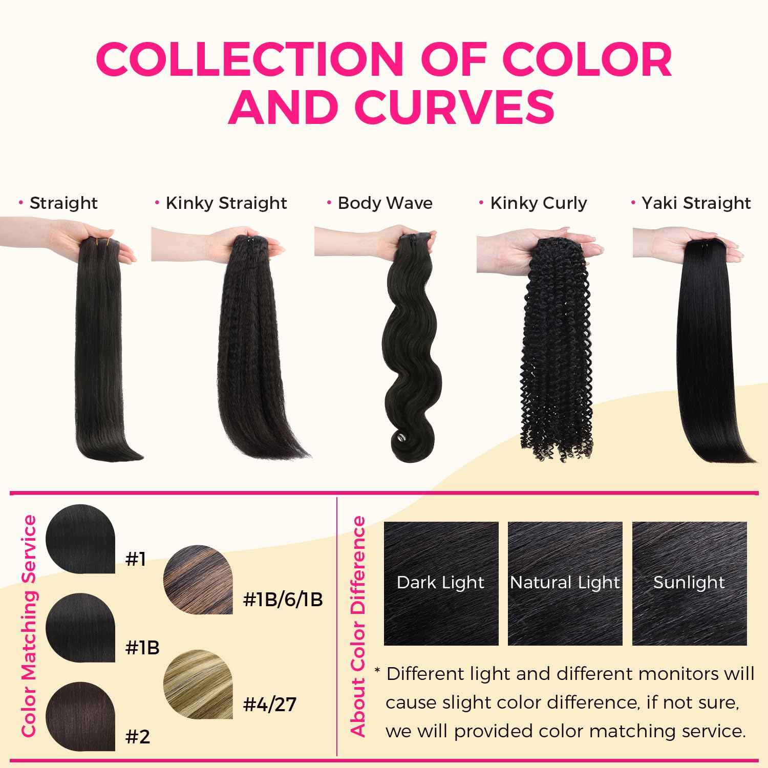Lashey Seamless Clip-in Hair Extensions Human Hair Light Yaki Straight 16 Inch 7pcs 110g Natural Black PU Clip-in Hair Extensions