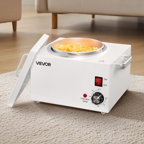 VEVOR Single Wax Warmer, 3000ML 300W Professional Wax Warmer for Hair Removal, 32 ℉- 248 ℉ Adjustable & Non-Stick Waxing Heater Pot with 100PCS Waxing Sticks for Home Use, Beauty Salon, Spa