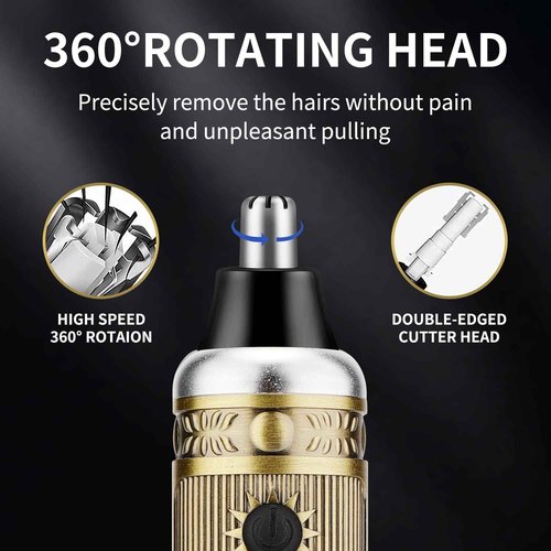 Karrte Men’s Grooming Kit Professional Hair Clippers and Shaver for Men,Electric Razor and Nose Trimmer Set,Gifts for Men