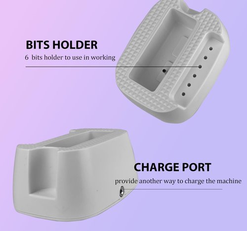 Electric Nail Drill Machine,Lumcrissy Colorful Rechargeable 35000 RPM Nail Drill Portable E-File with Detachable Battery,Portable Electric Acrylic Nail Tools ,Polishing,Nail Removing (Pink)