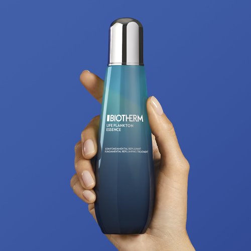 Biotherm Life Plankton Essence, Moisturizing Face Essence for All Skin Types with Biotech Plankton, Regenerating Care to Nourish, Protect and Plump Skin, 4.2 Fl. Oz.