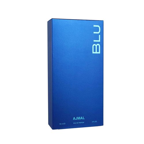 Ajmal Blu Eau De Parfum for Men – Long-Lasting Citrus & Aquatic Scent Spray, Fresh Masculine Fragrance, 3.0 oz / 90ml, Gift Perfume for Men – Made in Dubai