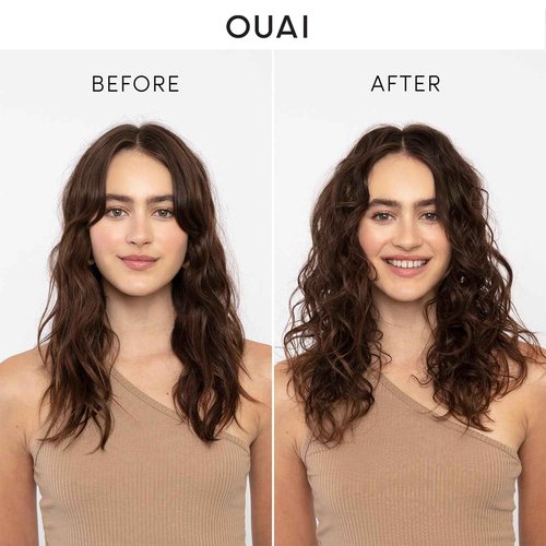 OUAI Anti Frizz Hair Treatment Bundle - Includes Anti Frizz Crème + Fine to Medium Treatment Masque (2 Count, 6 Oz/ 8 Oz)