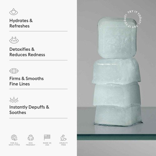 AMEON Supreme Energy Frozen Essence Ice Cubes - At-Home Cryotherapy for Firm, Hydrated, Radiant Skin and Reducing Acne and Post-Acne Scars