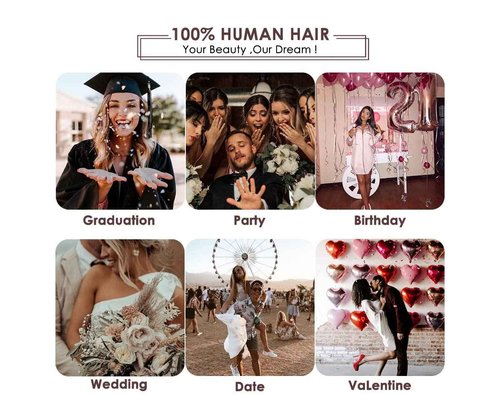 Enoya Glueless Wigs Human Hair Pre Plucked For Black Women,5x5 HD Lace Closure Wigs Human Hair 200 Density Natural Black With Baby Hair (5x5 HD lace closure wig, 10")