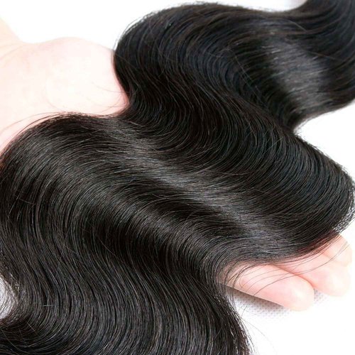 Wahairse Human Hair Bundles 18 20 22 Inch 1B Body Wave Natural Color Human Hair Unprocessed Brazilian Virgin 3 Bundles Quick Weave Human Hair Extensions (1B# Body Wave,18 20 22)