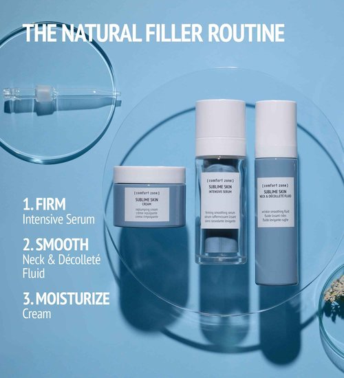 [ comfort zone ] Sublime Skin Neck & Decollete Fluid, Neck & Chest Firming Cream, Lightweight & Fast Absorbing, Ideal For Mature And Dry Skin, 2.02 Fl. Oz.