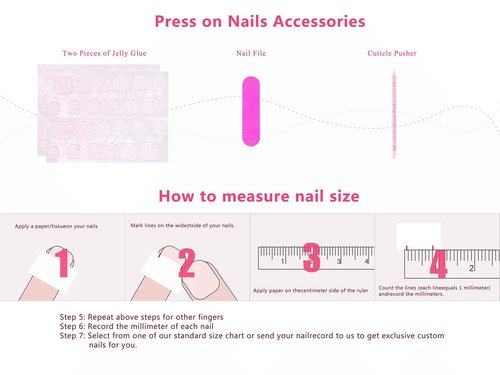 LOVFUL Press on Nails Treasure Trove Rhinestone | Handmade with Full Covered Crystals | Reusable Full Cover Nails | Square Mid length 1.7 in | H103-L