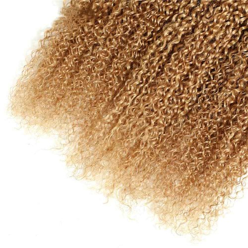 ZCMYVINND Honey Blonde Bundles Human Hair 1B27 Ombre Bundles Color 1b27 Curly Wave Bundle 2 Tone Black to Honey Blonde 12 14 16 Inch Unprocessed Virgin Hair for Black Women