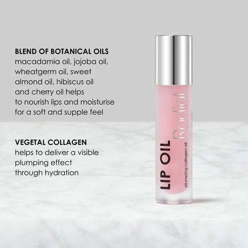Rodial Diamond Touch Edit | Pink Diamond Hand Cream (1.69 fl.oz.) + Plumping Collagen Lip Oil (0.14 oz.) | Radiance-Boosting Kit for Hands and Lips Beauty Kit