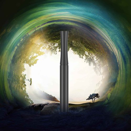 Quit Bad Habit Flavored Air Device, Refreshing Refresh,Natural Plant Extract, Upgraded Version,Aluminum-0409-01