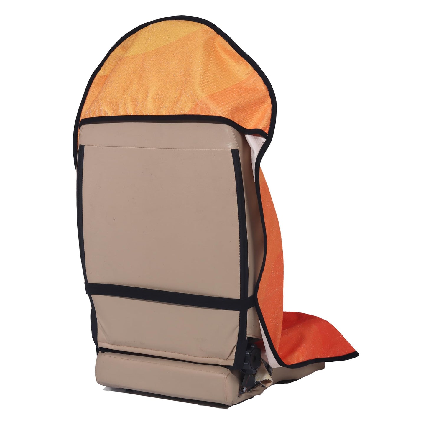 LoyaGour Car Seat Cover Protector Front Seats,for Gym Workout,Running,Swimming,Beach and Hiking,Waterproof Sweat Towel Bucket Seat Covers for Cars SUV Trucks (Orange, 1Pcs)