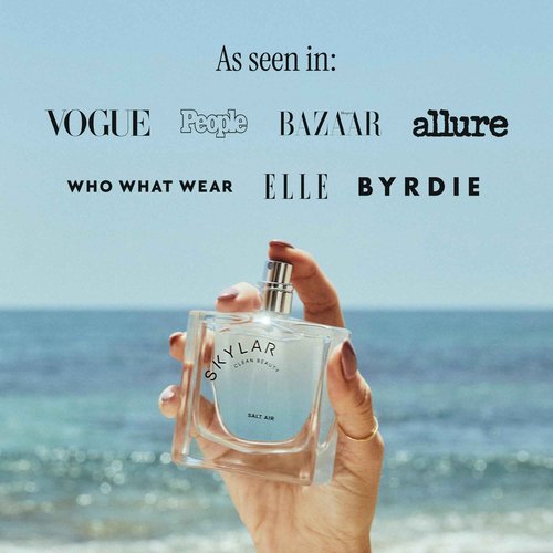 Skylar Salt Air Eau de Parfum - Hypoallergenic & Clean Perfume for Women & Men, Vegan & Safe for Sensitive Skin - Fresh Perfume with Notes of Driftwood, Sea Salt & Seaweed - 50mL /1.7 Fl oz