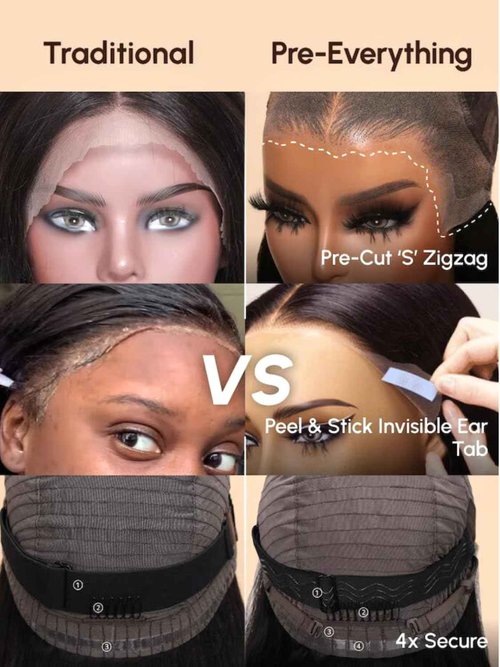 UNICE 12 inch Loose Wavy Short Bob Wigs human Hair Chestnut Brown 13x4 HD Lace Front Glueless Wigs Human Hair Pre Plucked Pre Cut Lace Bleached Knots Ready to Wear Wig