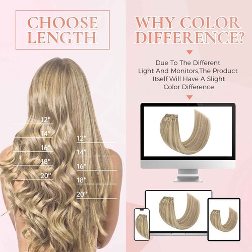 MEI YUAN LIN Clip in Hair Extensions Real Human Hair Extensions Clip Ins 18 Inch 120g 7Pcs Straight Silky Natural Look No Tangle Easy to Wear for Instant Length Volume