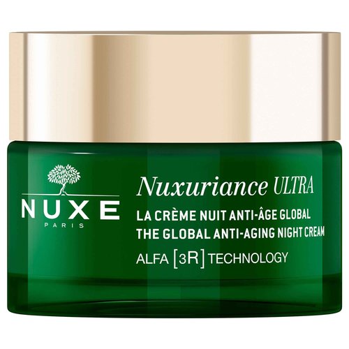 Nuxe Nuxuriance Ultra Global Anti-Aging Night Cream with Hyaluronic Acid and ALFA 3R Technology, Revitalize, Renewing, Resurfacing Treatment, 1.7 fl oz