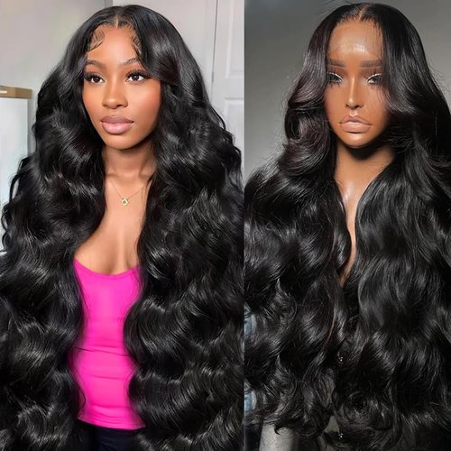 Body Wave Lace Front Wigs Human Hair 13x4 HD Lace Front Wigs for Women 200 Density Glueless Human Hair Wigs Pre Plucked with Baby Hair Natural Hairline 26 Inch