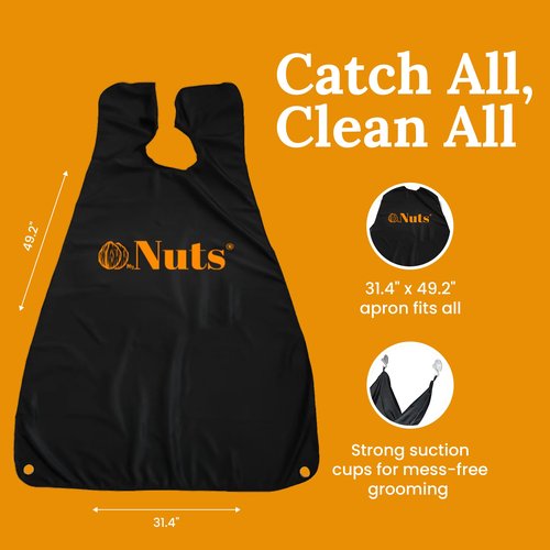 My Nuts Grooming Kit with Ball Trimmer, Skin-Safe Ball Trimmer Men, Precision Ball Shavers for Men with Travel Case, Waterproof, Powerful & Portable