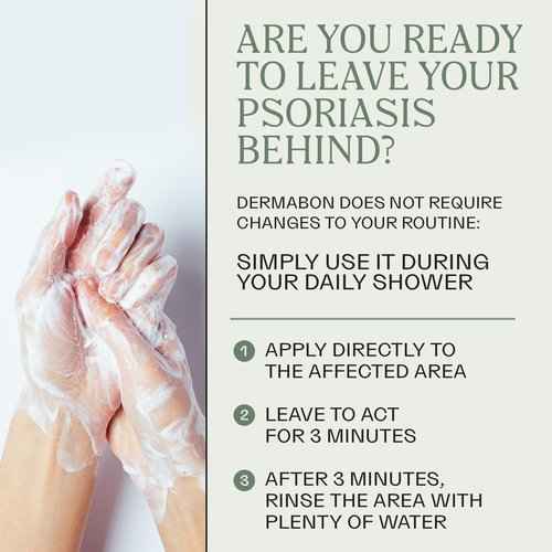 Dermabon Seborrheic Dermatitis Cream & Psoriasis Soap Bar Bundle| Calendula extract, Salicylic acid & Bee wax cream| Coal tar soap for Dandruff control| Moisturizing Crema Para Psoriasis