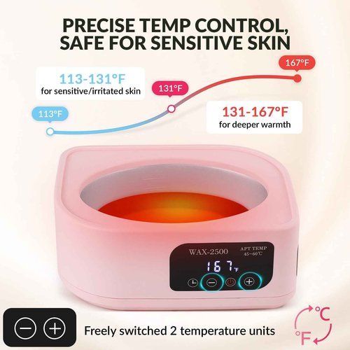 BAOSHISHAN Paraffin Wax Machine for Hands, 3500ml Paraffin Wax Warmer with 8 Pack Refills, 4 Auto-Timer Hand Wax Paraffin Machine for Home Spa Moisturizing Arthritis