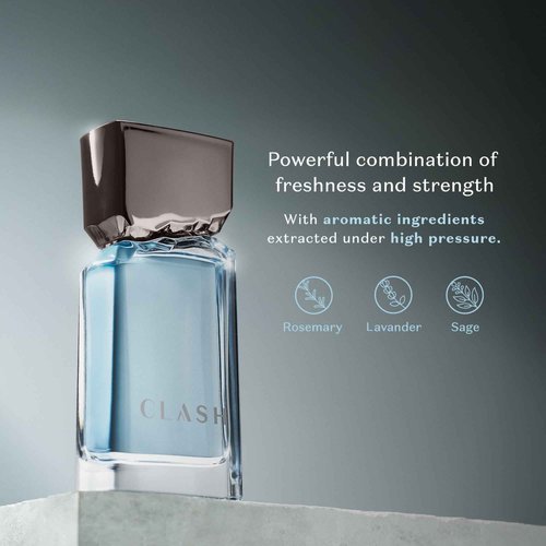 O Boticário Clash Eau de Toilette for Men, Striking Freshness Forged Under Pressure, 3.2 Ounce (100 ml)