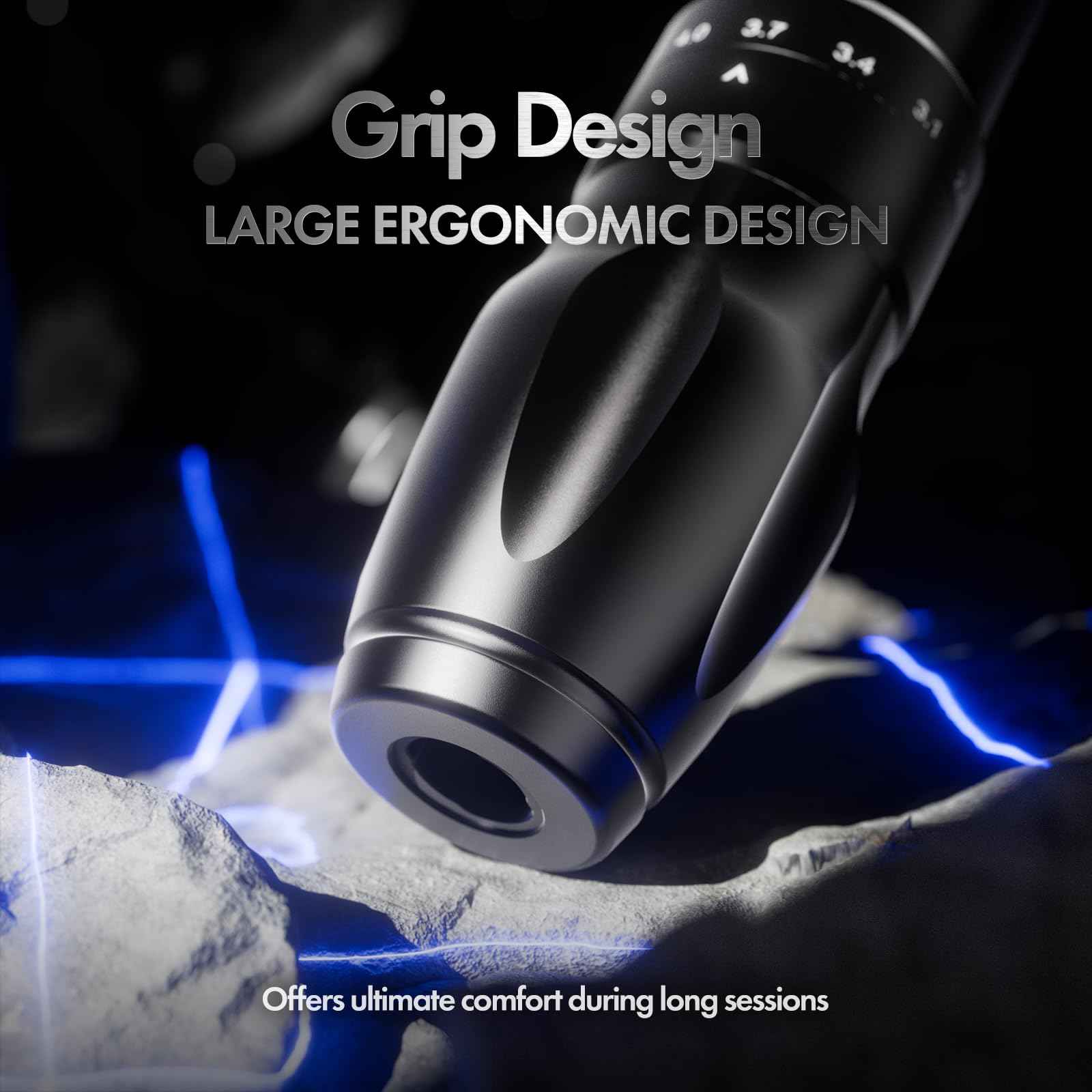 INKin Tattoo Kit for Beginners Complete Set, Wireless Tattoo Machine with 2.0mm-4.0mm Adjustable Stroke Length and 1600mAh Power Supply, 20Pcs Revo Tattoo Needles Assorted and 9Pcs Tattoo Inks