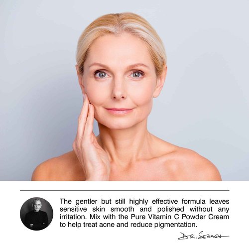 Dr Sebagh Deep Exfoliating Mask (1.7 fl oz) - Gentle Exfoliating for Sensitive Skin - Lactic Acid Detox Face & Pore Cleansing - Anti-Aging Skin Mask for Radiance & Renewal