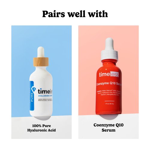 Timeless Skin Care Vitamin C Serum with Vitamin E & Ferulic Acid - Brightening Serum - for Oily & Dry Skin - Fragrance-Free - 4 oz