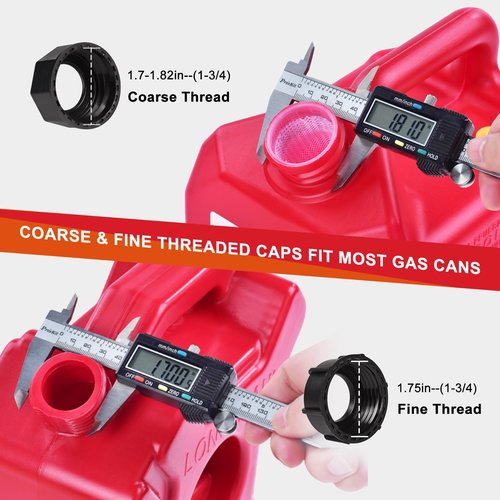 Gas Can Spout Replacement Kit, Gas Can Nozzle Replacement (3 Kit-White) All gaskets are installed and ready to use upon receipt. For 1/2/5/10 gallon gas can. Easy and convenient to use
