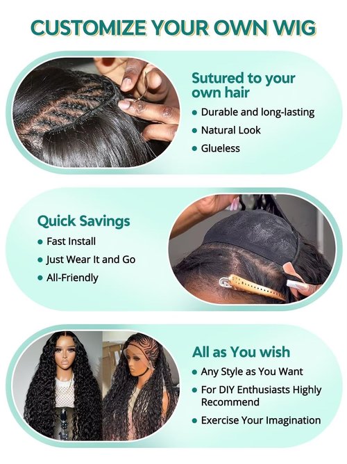 12A Deep Wave Human Hair Bundles 24 Inch Raw Curly Bundles Human Hair 100% Unprocessed 1 Bundles Brazilian Virgin Human Hair Extensions Quick Weave Natural Black Color